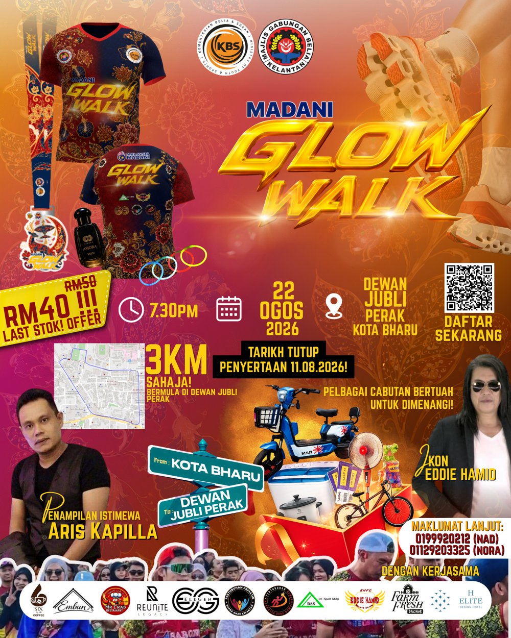 Poster Madani Glow Walk 2026